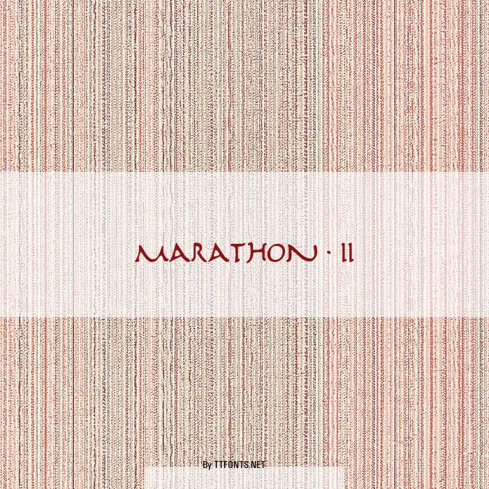 Marathon II example